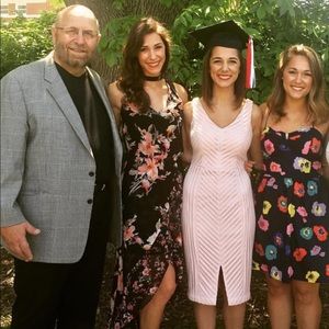 White House black market high low dress